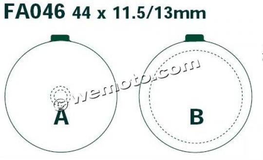 Brake Pads Front EBC Standard (GG Type)