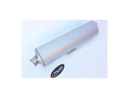 Marving SUPERLINE Oval Silencer - Aluminium - E-Marked