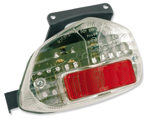 Taillight White/Clear Lens LED Unit