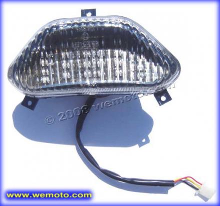 Taillight White/Clear Lens LED Unit